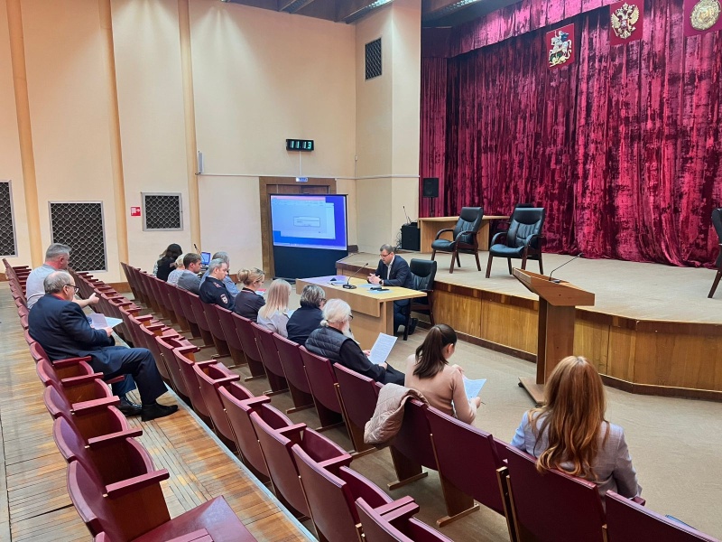 В Воскресенске состоялось заседание антинаркотической комиссии 