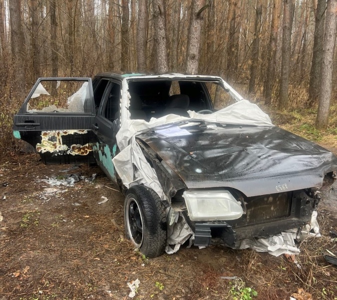 Выявлено брошенное транспортное средство