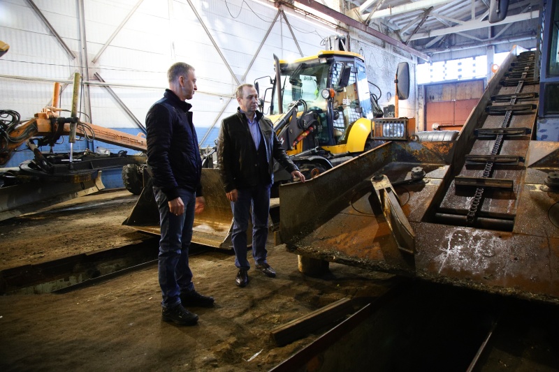 В Воскресенске проверили готовность МБУ «Благоустройство и озеленение» к зимнему сезону 