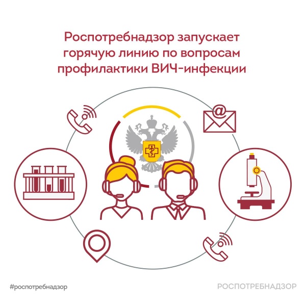 Роспотребнадзор запустил горячую линию по вопросам профилактики ВИЧ-инфекции