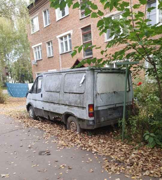 Выявлено брошенное транспортное средство