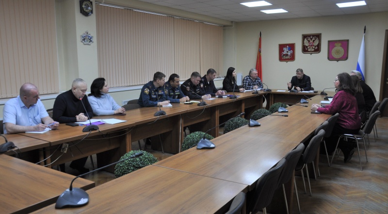 В Воскресенске обсудили вопросы безопасности на новогодние и рождественские праздники  