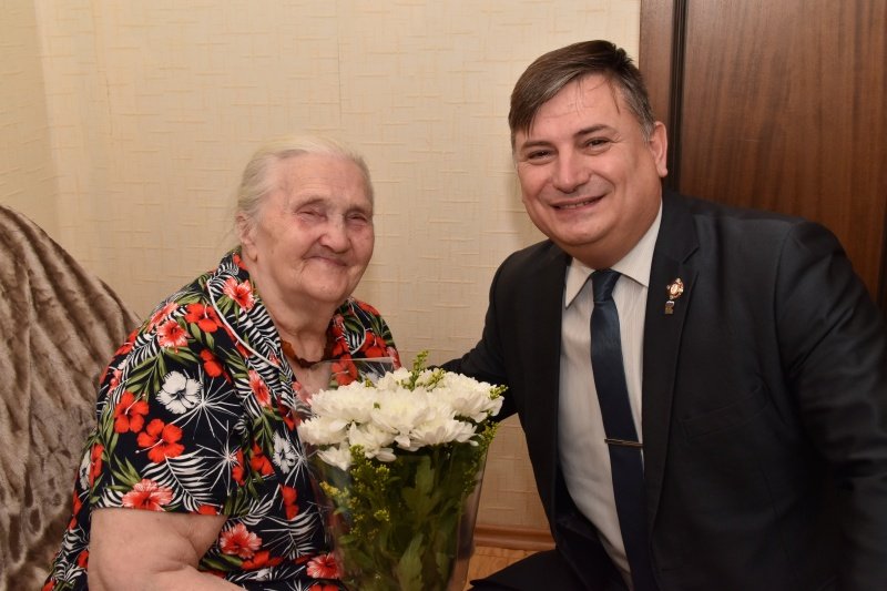 Жительнице села Федино - 90 лет