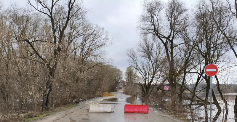 Паводковая ситуация в Воскресенске  