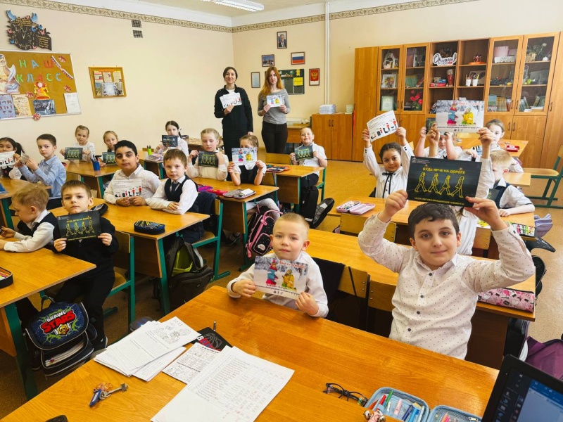 Воскресенским школьникам напомнили правила дорожного движения 