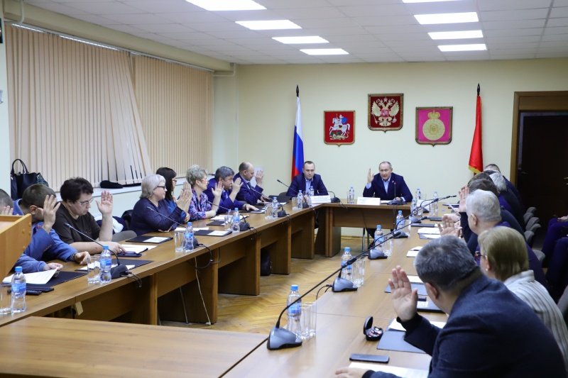 На внеочередном заседании Совета депутатов городского округа Воскресенск
