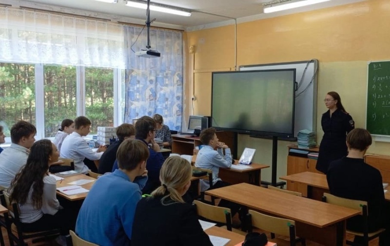 В Воскресенске инспектор по делам несовершеннолетних провела акцию для школьников «Безопасный интернет»
