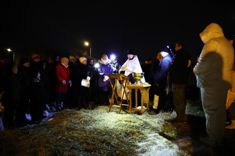 В городском округе Воскресенск православные христиане отметили Крещение Господне