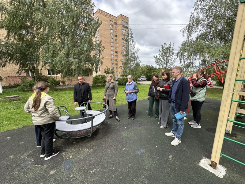 Рабочие выезды в микрорайоны Воскресенска 