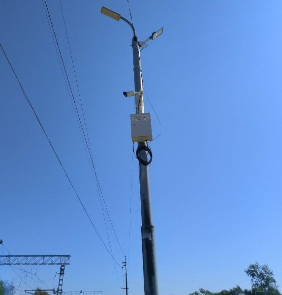 На железной дороге станции Фаустово городского округа Воскресенск установили камеру 