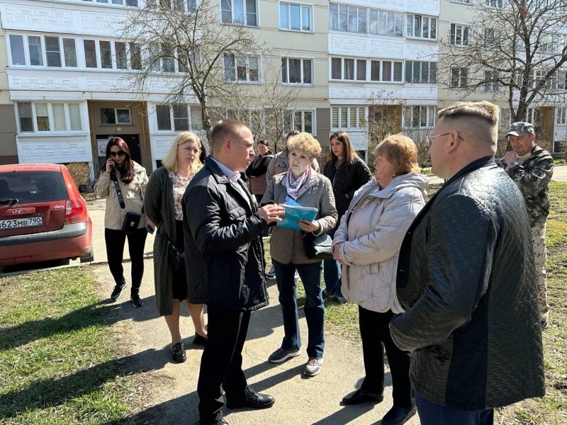 Рабочие выезды в микрорайоны Воскресенска 
