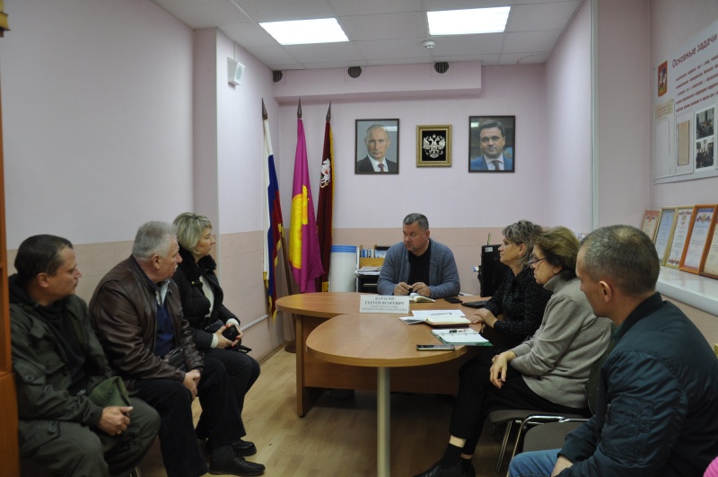 На приёме по вопросам благоустройства 