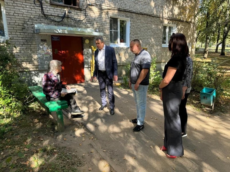Рабочие выезды в микрорайоны Воскресенска 