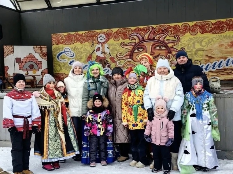 В посёлке  Фосфоритный городского округа Воскресенск состоялись масленичные гуляния