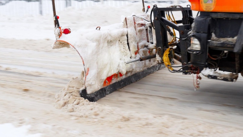 В Воскресенске дорожники провели работы по зимнему содержанию