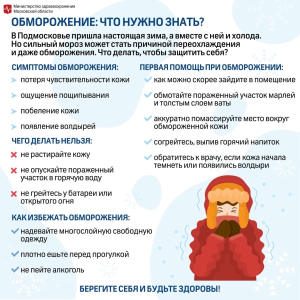 Обморожение: что нужно знать? 