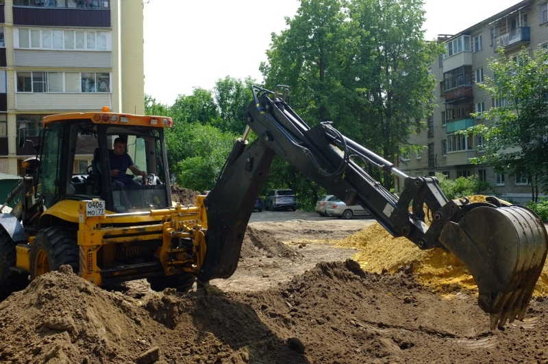 В Воскресенске продолжается благоустройство дворов